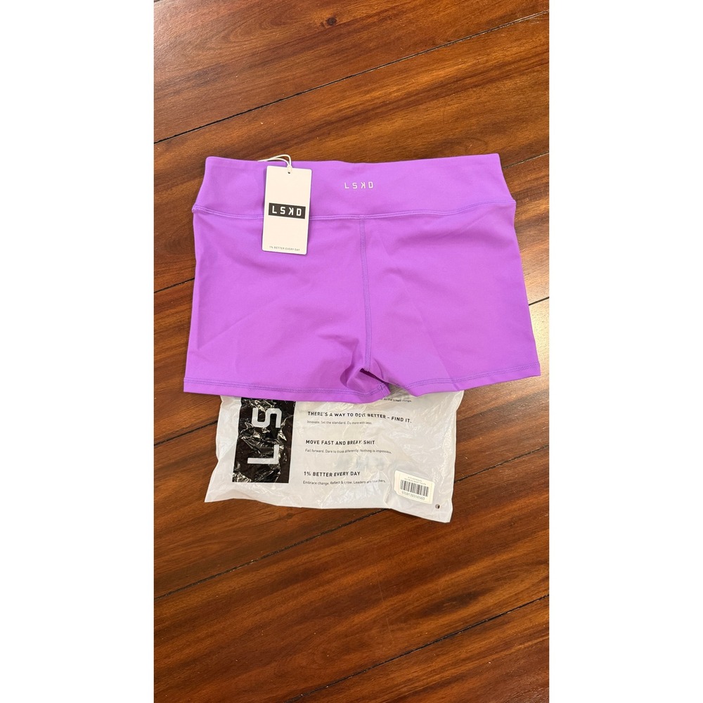 LSKD RXD Micro Short Tights Iris Purple Shorts WTGH0016-Iris XL‎ NEW NWT - Picture 9 of 16